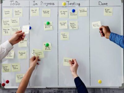 Startup founders deciding which Agile approach helps teams succeed using Scrum, Kanban, or Lean.